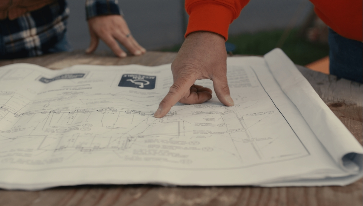 Digital site documentation supporting a commercial construction project